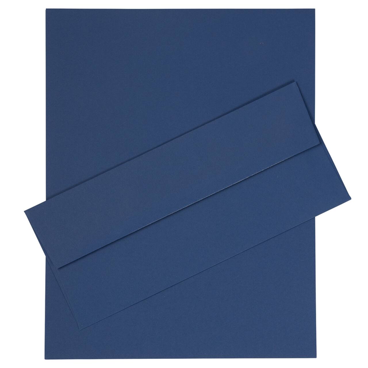 JAM Paper 8" x 11.5" Letter Paper & Envelopes #10 Business Stationery Set, 50ct.